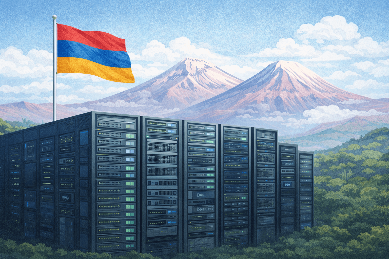 Крупнейшие банки Армении дадут $300 млн на дата-центр с участием Nvidia и Dell