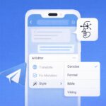 В Telegram для Android заметили ИИ-редактор сообщений