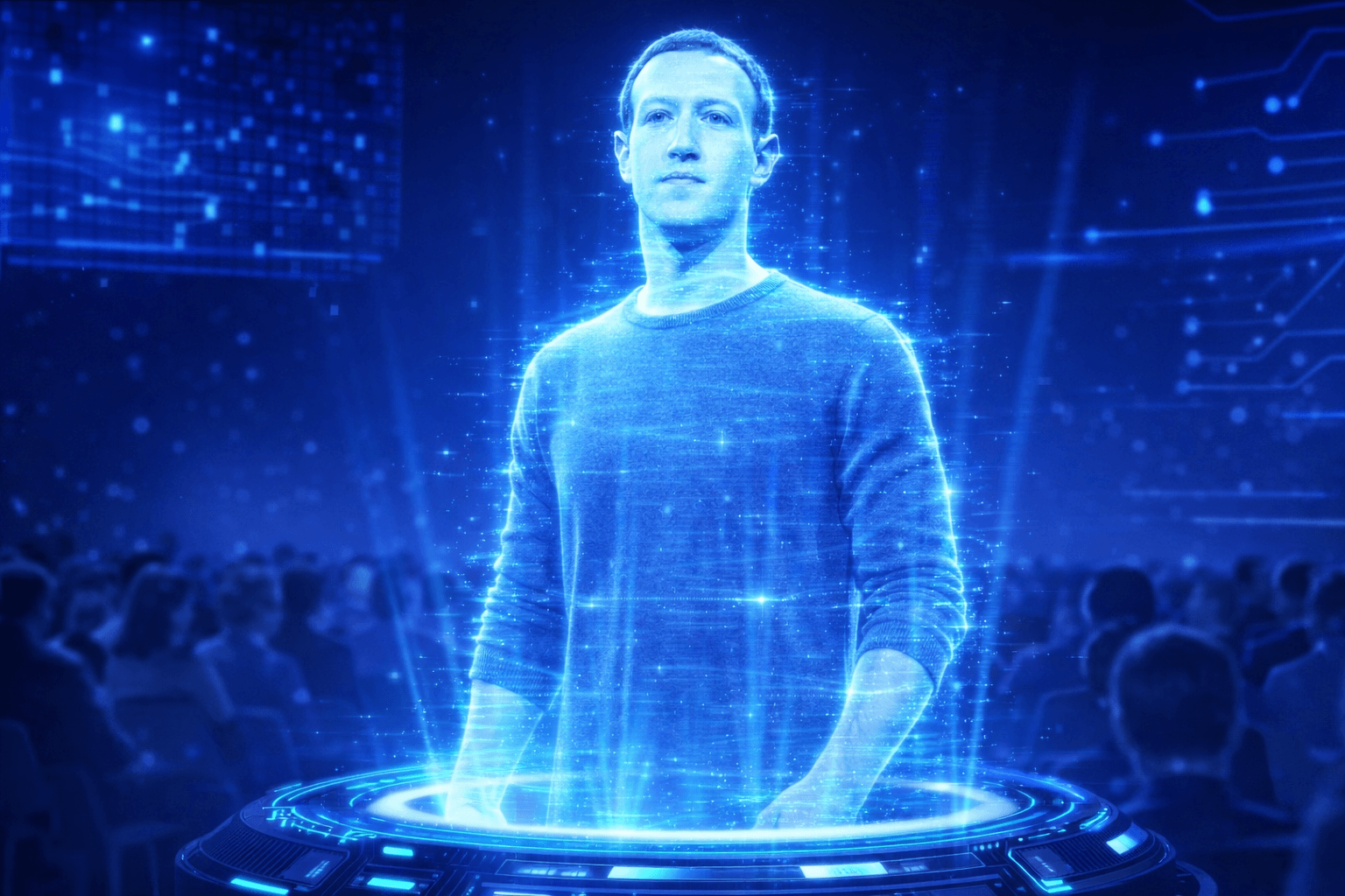 FT: Meta* разрабатывает ИИ-двойника Цукерберга для общения с сотрудниками