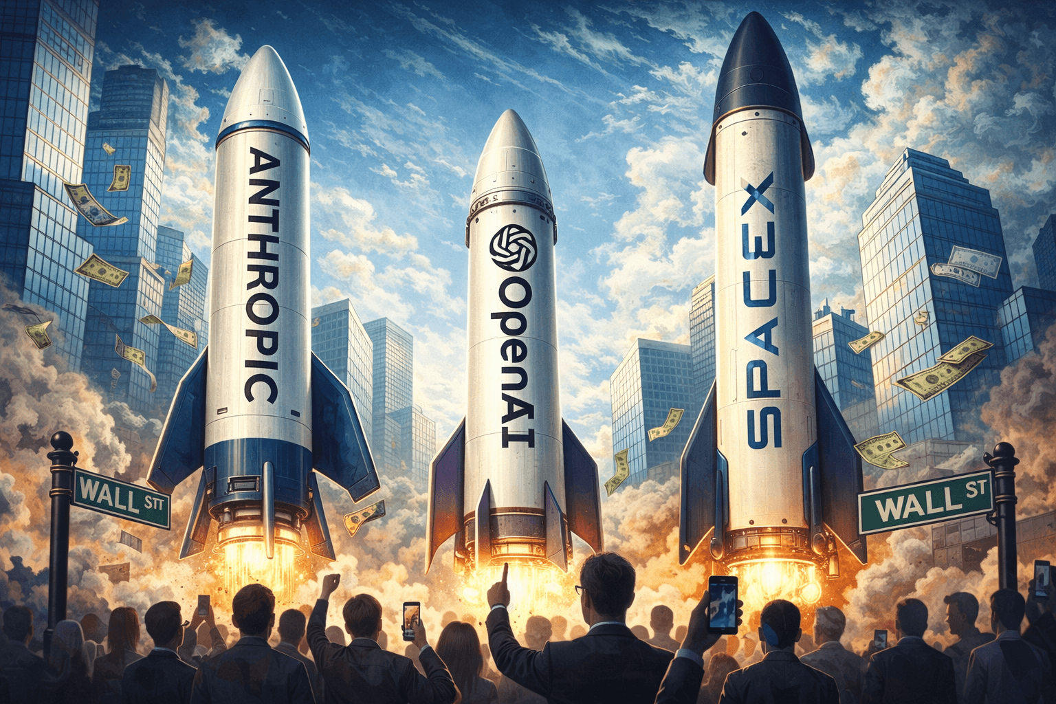 На вторичном рынке акции Anthropic обгоняют OpenAI, но главным магнитом для инвесторов может стать IPO SpaceX